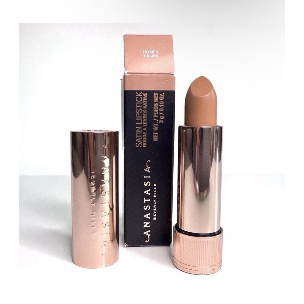 Anastasia Beverly Hills Satin Lipstick Honey Taupe 0.10 oz NEW IN BOX